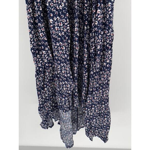 A NEW APPROACH Womens Floral Print High-Low Midi Dress SZ M - Picture 8 of 9